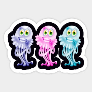 Bright Jellyfish Sticker